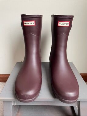 HUNTER Women Original Mid-High Boots - NEW NWOB